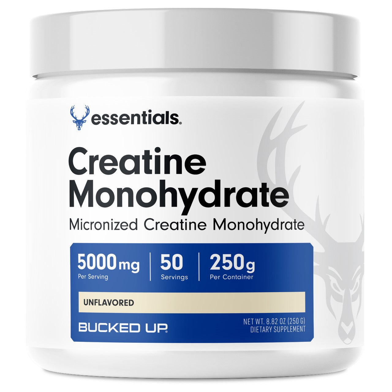 Bucked Up Micronized Creatine Monohydrate 250G
